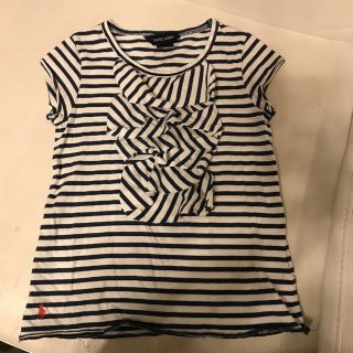 ラルフローレン(Ralph Lauren)のラルフローレン  キッズ ボーダーＴシャツ トップス 130(Tシャツ/カットソー)