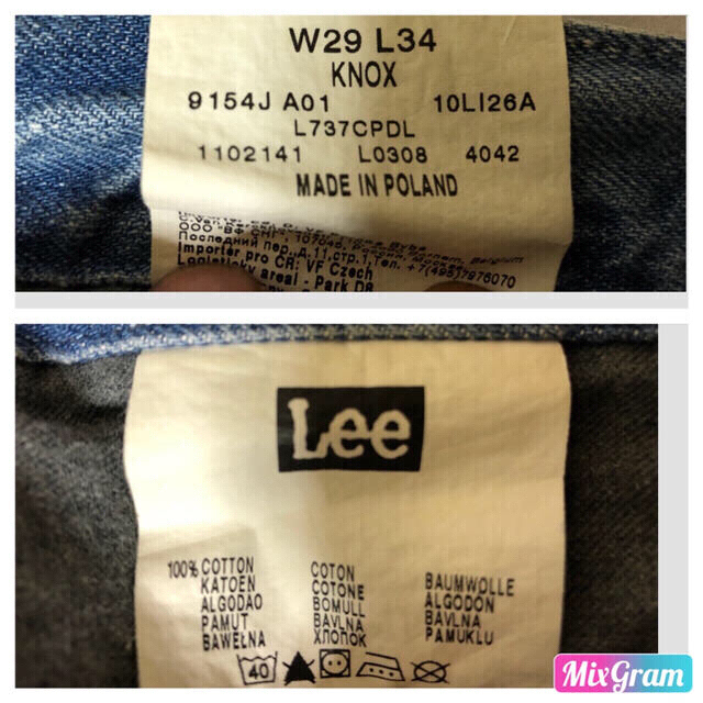 Lee(リー)のlee リー ダメージ デニム ジーンズ メンズのパンツ(デニム/ジーンズ)の商品写真