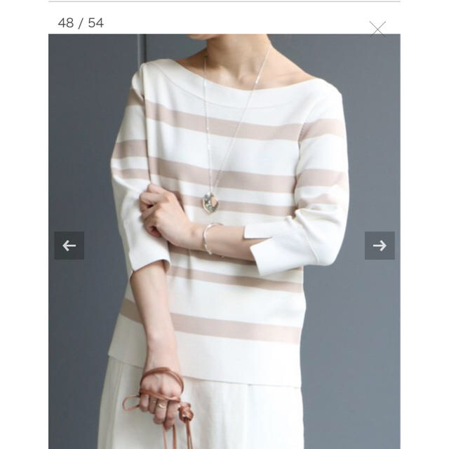 NOBLE♡今期♡14Gソウハリボートネックプルオーバー