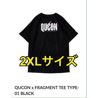 フラグメント(FRAGMENT)の【2XL】QUCON x FRAGMENT TEE(Tシャツ/カットソー(半袖/袖なし))