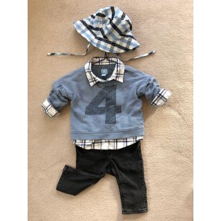 ベビーギャップ(babyGAP)のbaby GAP  & H&M 70cm 春 コーデ 4点 セット(パンツ)