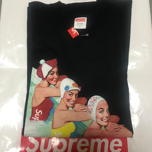 supreme 18ss Swimmers Tee Sサイズ ブラック - Tシャツ/カットソー