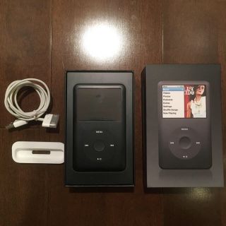 アップル(Apple)のiPod classic 80GB 黒(ポータブルプレーヤー)