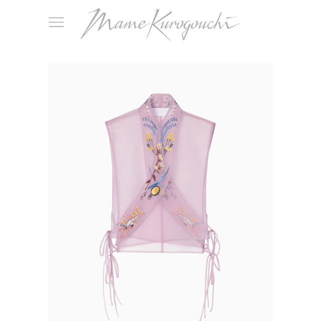 mame kurogouchi 19ss Embroidery Collar | フリマアプリ ラクマ