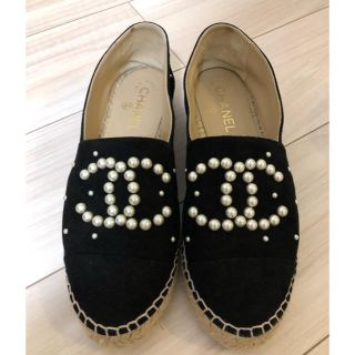 シャネル(CHANEL)のCHANEL パール エスパドリーユ (スリッポン/モカシン)