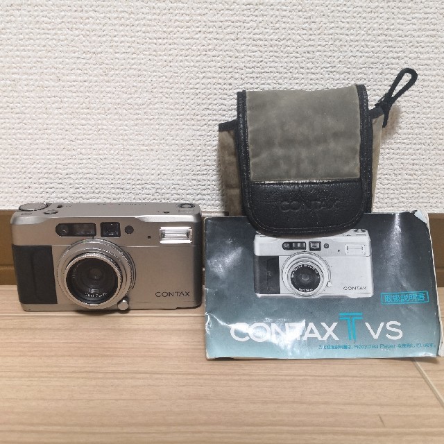 カメラ【動作未確認】コンタックス contax TVS フィルター・ケース・説明書付