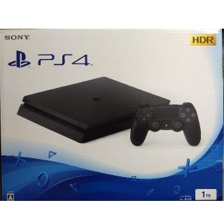 プレイステーション4(PlayStation4)の【PS plus1ヶ月付】PS4 本体 1TB CUH-2100B【美品】(家庭用ゲーム機本体)