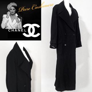 シャネル(CHANEL)の超ド級❤️CHANEL❤️カシミヤ100％☆マキシコート☆ほぼ未使用超美品‼️(ロングコート)