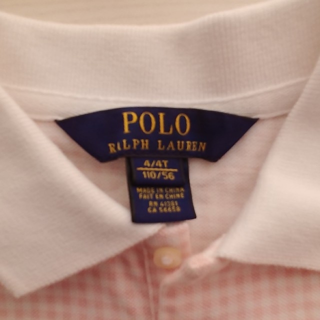 POLO RALPH LAUREN(ポロラルフローレン)のラルフローレン ポロシャツ 110 キッズ/ベビー/マタニティのキッズ服女の子用(90cm~)(Tシャツ/カットソー)の商品写真