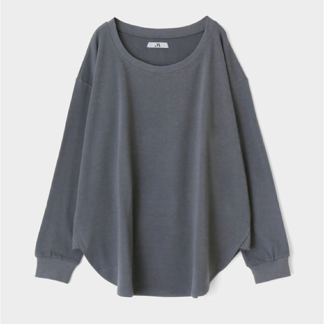 Maison de Reefur(メゾンドリーファー)のメゾンドリーファー クルーネックTシャツ Gray Khaki レディースのトップス(Tシャツ(長袖/七分))の商品写真