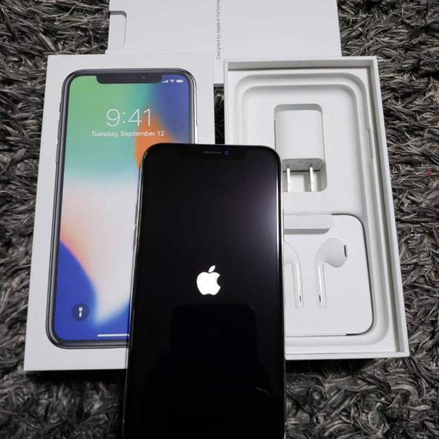 美品　iphone x 64GB ホワイト