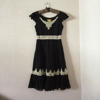 ロキエ(Lochie)のvintage GOTHIC Dress(ひざ丈ワンピース)