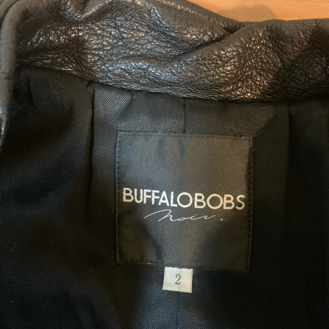 BUFFALO BOBS(バッファローボブス)のバッファローボブス 匠レザー ライダース ヤギ革 メンズ 美品  メンズのジャケット/アウター(レザージャケット)の商品写真