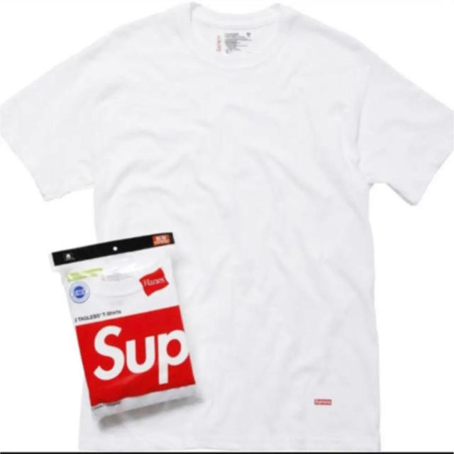 Supreme(シュプリーム)のSupreme Hanes Tシャツ Mサイズ 1枚 メンズのトップス(Tシャツ/カットソー(半袖/袖なし))の商品写真