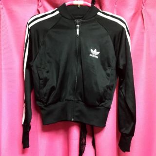 アディダス(adidas)の春服♡ adidas アディダス 黒服 ブルゾン ジャンパー 美ライン レディー(ブルゾン)