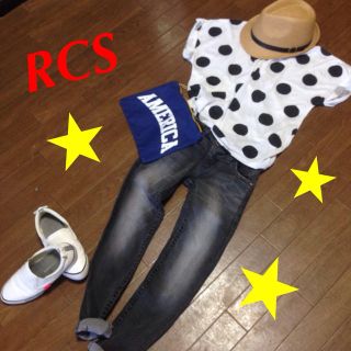 ロデオクラウンズ(RODEO CROWNS)のRCS レアブラックデニム 23(デニム/ジーンズ)