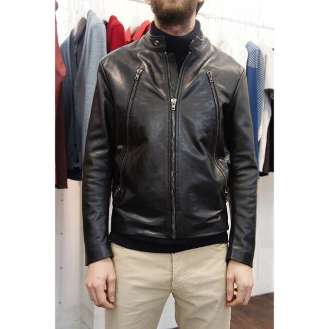 MARTIN MARGIELA マルジェラ 14 カーフ ハの字 ライダース MARTIN MARGIELA マルジェラ 14 カーフ ハの字 ライダース