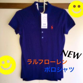 ラルフローレン(Ralph Lauren)のラルフ☻ポロシャツ紫×オレンジ☻未使用(ポロシャツ)