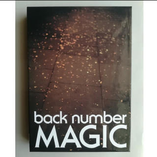 バックナンバー(BACK NUMBER)のback number MAGIC CD＋2DVD  初回限定A(ポップス/ロック(邦楽))