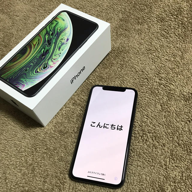競売 iPhone - iPhone Xs 256GB 新品 ハルトコーティング済み
