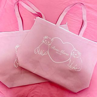 シロップ(syrup.)のRosemarie seoir チャック付きショッパー 2つセット(トートバッグ)