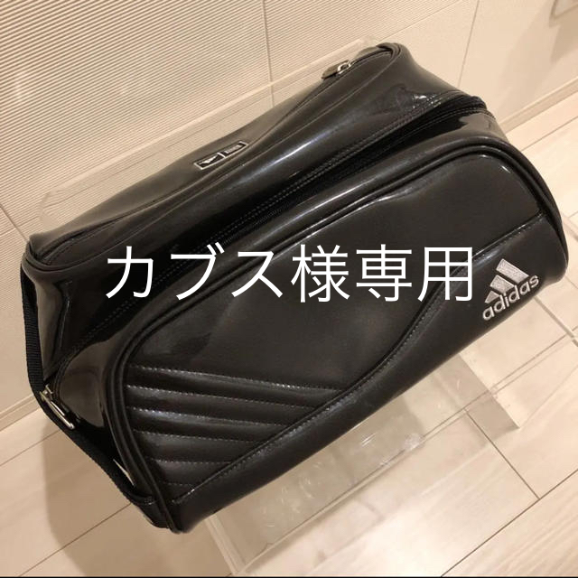 adidas(アディダス)のカブス様専用 アディダス ゴルフシューズケース エナメル メンズ スポーツ/アウトドアのゴルフ(シューズ)の商品写真