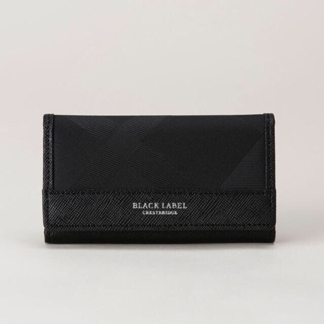 BURBERRY BLACK LABEL(バーバリーブラックレーベル)のシャドークレストブリッジチェックキーケース メンズのファッション小物(キーケース)の商品写真