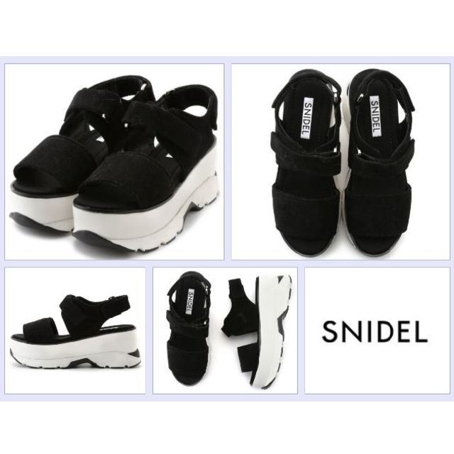 ◆SNIDEL スナイデル♦スニーカーソールサンダル♦新品同＊未使用品◆