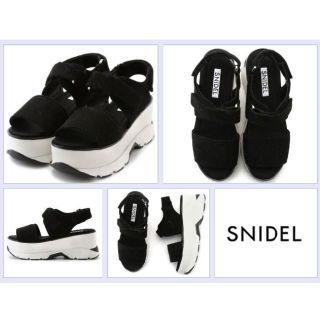 スナイデル(SNIDEL)の◆SNIDEL スナイデル♦スニーカーソールサンダル♦新品同＊未使用品◆(サンダル)