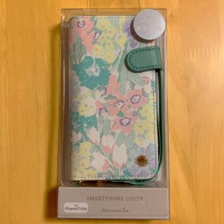 アフタヌーンティー(AfternoonTea)の新品 iPhone ケース iPhone8/7/6/6s フラワー柄 グリーン(iPhoneケース)