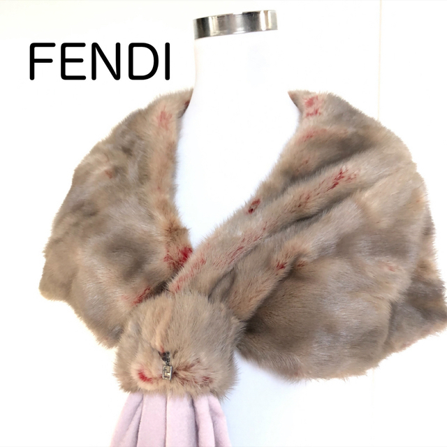 新製品情報も満載 FENDI フェンディ✨希少！1度のみ使用美品！！FENDI正規品、キャンディストール✨ マフラー+ショール 