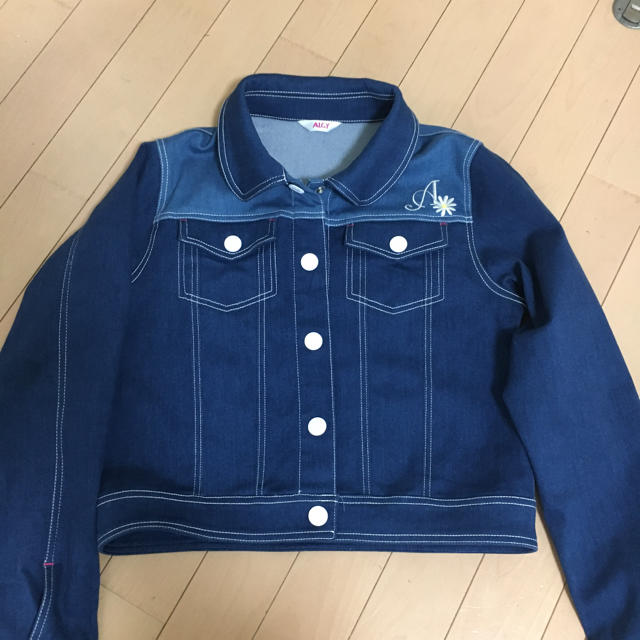 F.O.KIDS(エフオーキッズ)のALGY デニムジャケット 160 キッズ/ベビー/マタニティのキッズ服女の子用(90cm~)(ジャケット/上着)の商品写真