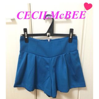 セシルマクビー(CECIL McBEE)のCECILMcBEE♡ターコイズブルーショーパン(ショートパンツ)