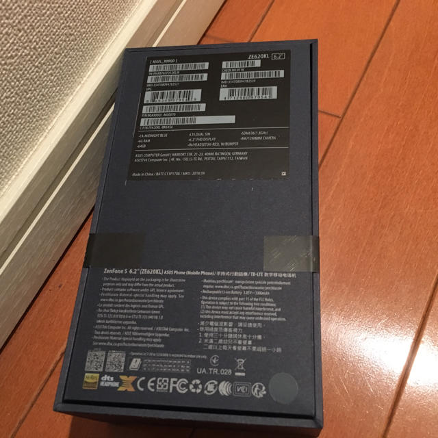 新品未開封 ASUS ZenFone 5 ブラック 国内版 SIMフリー ...