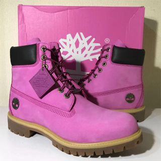 ティンバーランド ブーツ メンズ ピンク 桃色系 の通販 7点 Timberlandのメンズを買うならラクマ