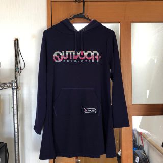 アウトドア(OUTDOOR)のoutdoor パーカーワンピース 美品(パーカー)