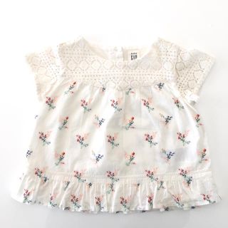 ベビーギャップ(babyGAP)のa-mi様専用  GAP 半袖 トップス オフホワイト 100cm(Tシャツ/カットソー)