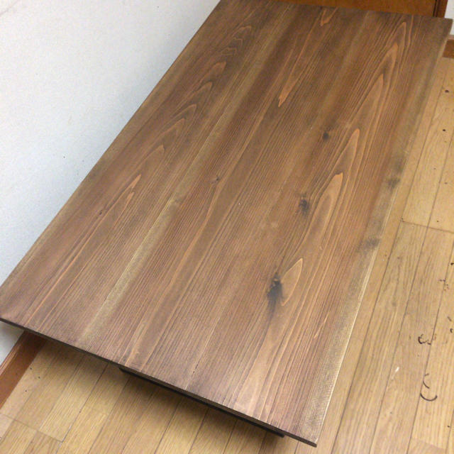 最新品 W120サイズ 無垢材ダイニングテーブルの通販 by ハッピー's shop｜ラクマ 豊富な通販