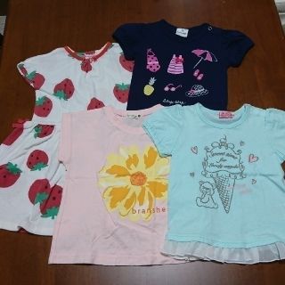 ベベ(BeBe)のsoarer様専用  ブランシェスロンパ80 女の子夏物 90(Tシャツ/カットソー)