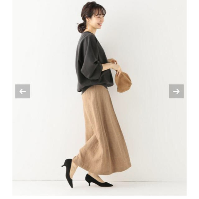 IENA(イエナ)のauralee  linen スカート 38 レディースのスカート(ロングスカート)の商品写真