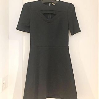 カルヴェン(CARVEN)のワンピース カルベン ドレス 美品 carven カルヴェン 黒(ひざ丈スカート)