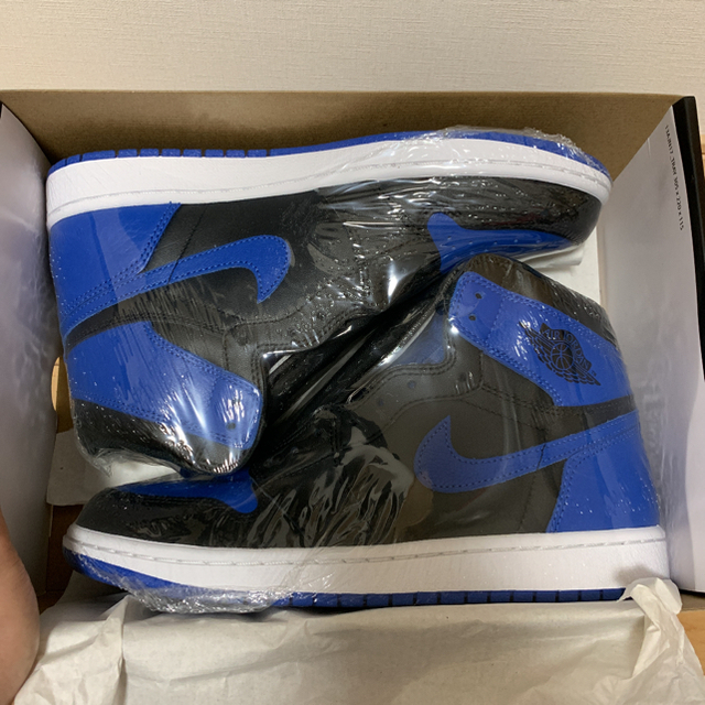 スニーカー新品未使用NIKE AIR JORDAN 1 RETRO HIGH  ROYAL