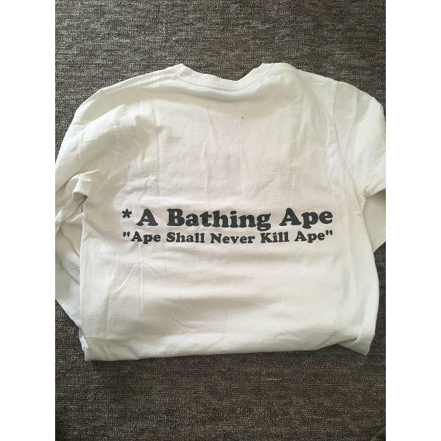 A BATHING APE(アベイシングエイプ)のA BATHING APE｜ア ベイシング エイプ ロンT　Mメンズ メンズのトップス(Tシャツ/カットソー(七分/長袖))の商品写真