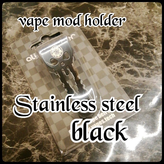 vape mod holder ss black メンズのファッション小物(タバコグッズ)の商品写真