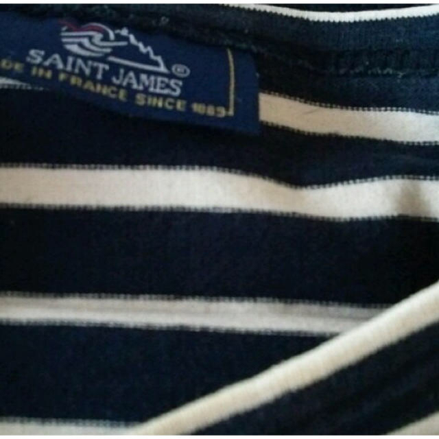 SAINT JAMES(セントジェームス)のセントジェームズ ボーダーT ネイビー レディースのトップス(カットソー(長袖/七分))の商品写真