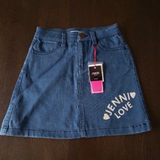 ジェニィ(JENNI)の50%off【新品】JENNI love カモフラロゴデニムスカート 130(スカート)