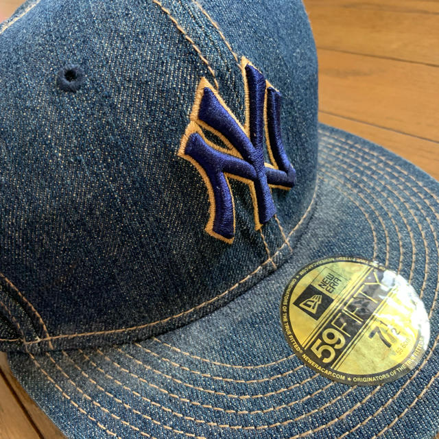 NEW ERA(ニューエラー)のニューエラのキャップ デニム素材ヤンキース メンズの帽子(キャップ)の商品写真