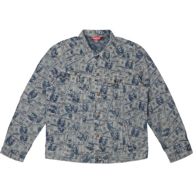 Supreme supreme 100 Dollar Bill Trucker Jacket の通販 by sup's shop|シュプリームならラクマ - HOT格安