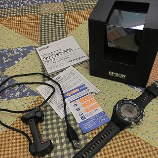 エプソン(EPSON)のEPSON Wristable GPS MZ-500B(登山用品)