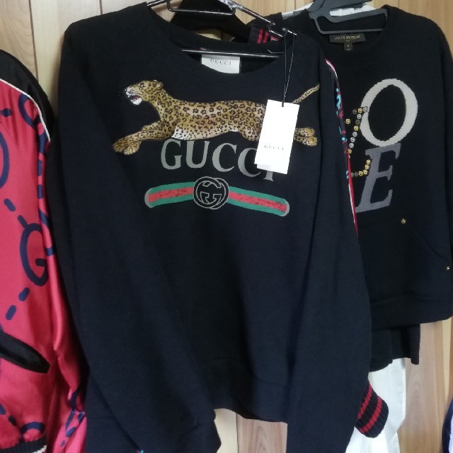 品質一番の Gucci - グッチ レオパード ロゴ スウェット GUCCI